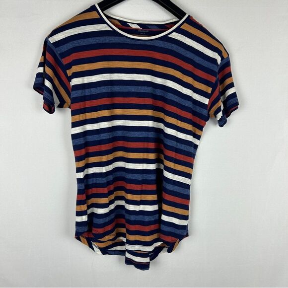 Lot of basic classic Tee cotton strips Anthropologie Madewell club Monaco S/M - Picture 6 of 7